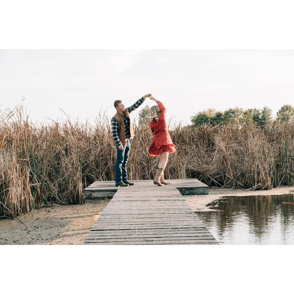Getting to do our engagement session. So fun!