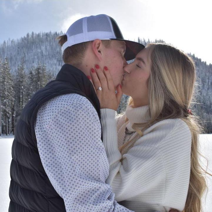 A picture of us right after we got engaged. December 2024