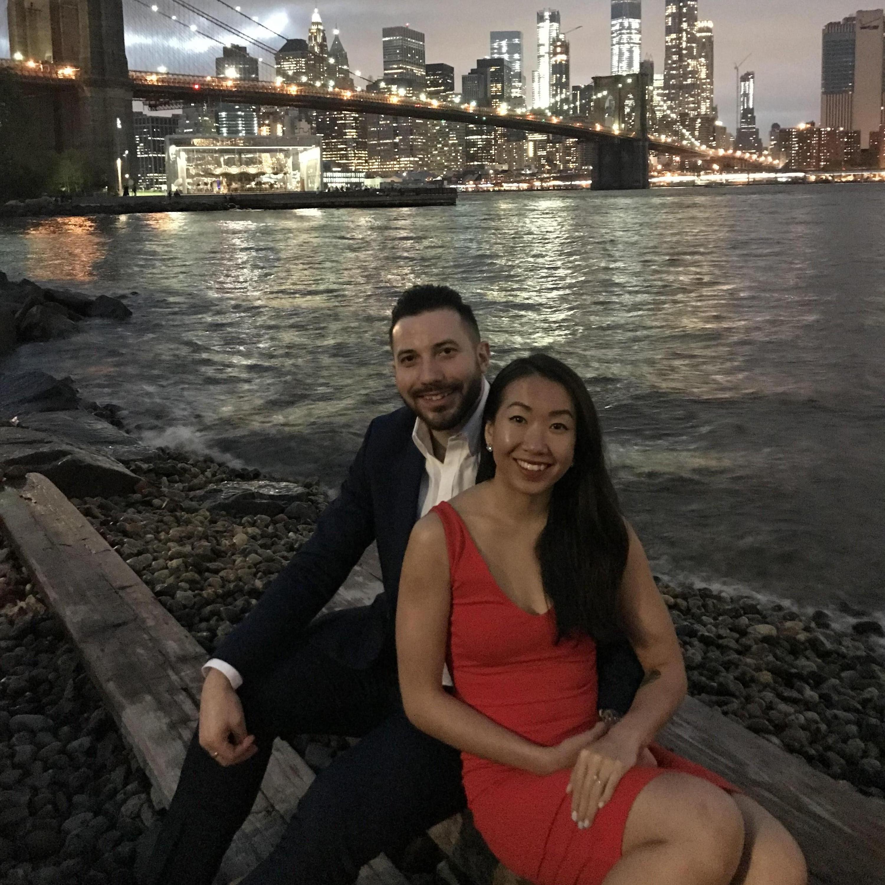 The night we got engaged
