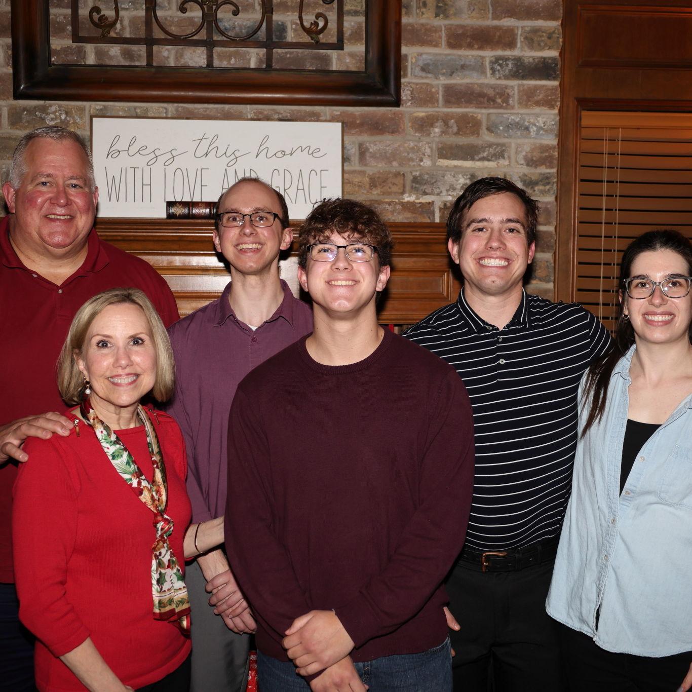 Christmas 2024 with Hunter's family