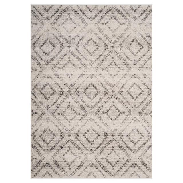 Gray Geometric Loomed Area Rug 8'X10' - Safavieh