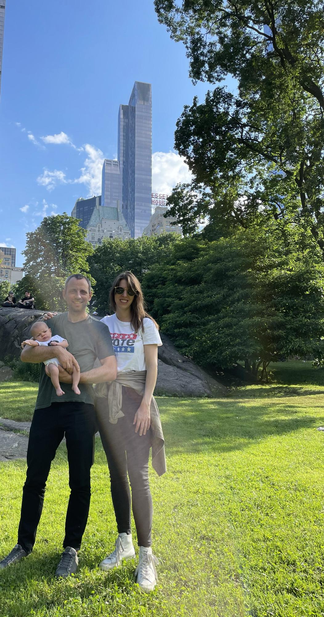 Lucie's first trip to Manhattan. July 2021