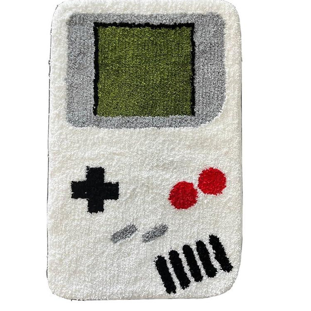 EXIGENT Retro Gamer Handheld Game Console Ultra Soft Anti-Slip Floor Door Mat Rug (GB_Rug)
