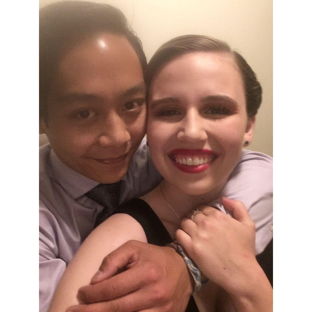 June 2018
We celebrated Stefan's new job at the Department of Health, and my graduation with my Bachelors Degree.