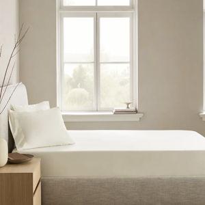 Classic Organic Percale Fitted Sheet Set - King - Ivory