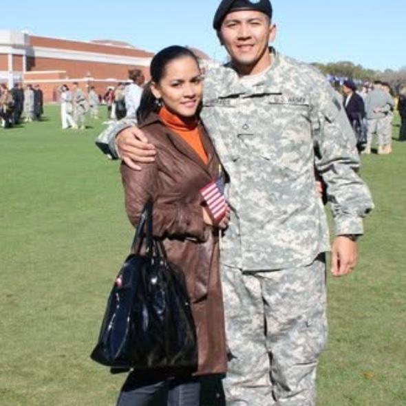 Three months apart while he was in basic training felt like an eternity, but when we finally reunited, it was a moment we’ll never forget. This is the day I officially called myself a military wife. Proud, grateful and ready for a new chapter together. ❤️