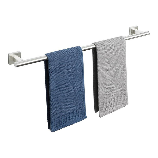Alise Bathroom Towel Bar, 28Inch Towel Racks for Bathroom, SUS304 Stainless Steel Towel Holder Heavy Duty Wall Mounted Towel Rack Brushed Nickel