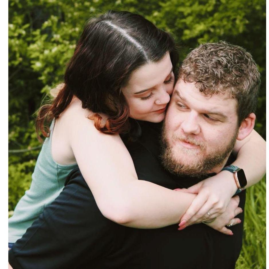 "My favorite engagement photo of Nick and I. He makes me feel so loved."