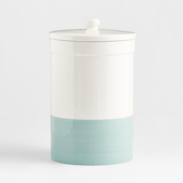 Maeve 5 Lb Extra-Large Dipped Ceramic Canister with Lid