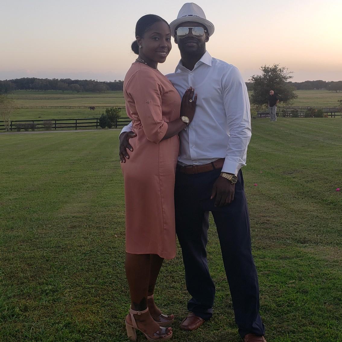 We just love to get dressed up and go to Weddings! We had a blast at our first "Outdoor Farm Wedding "
