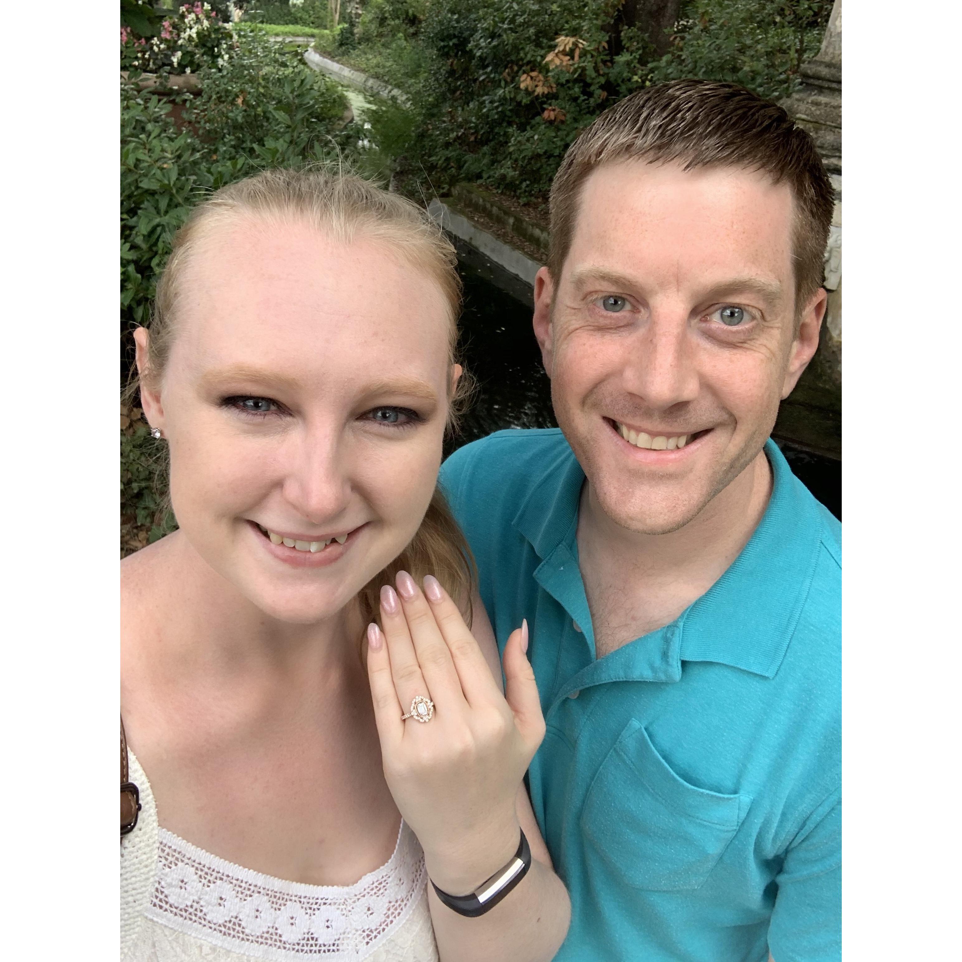 We're engaged!