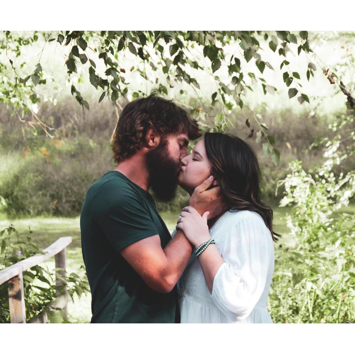 At our engagement session in 2019