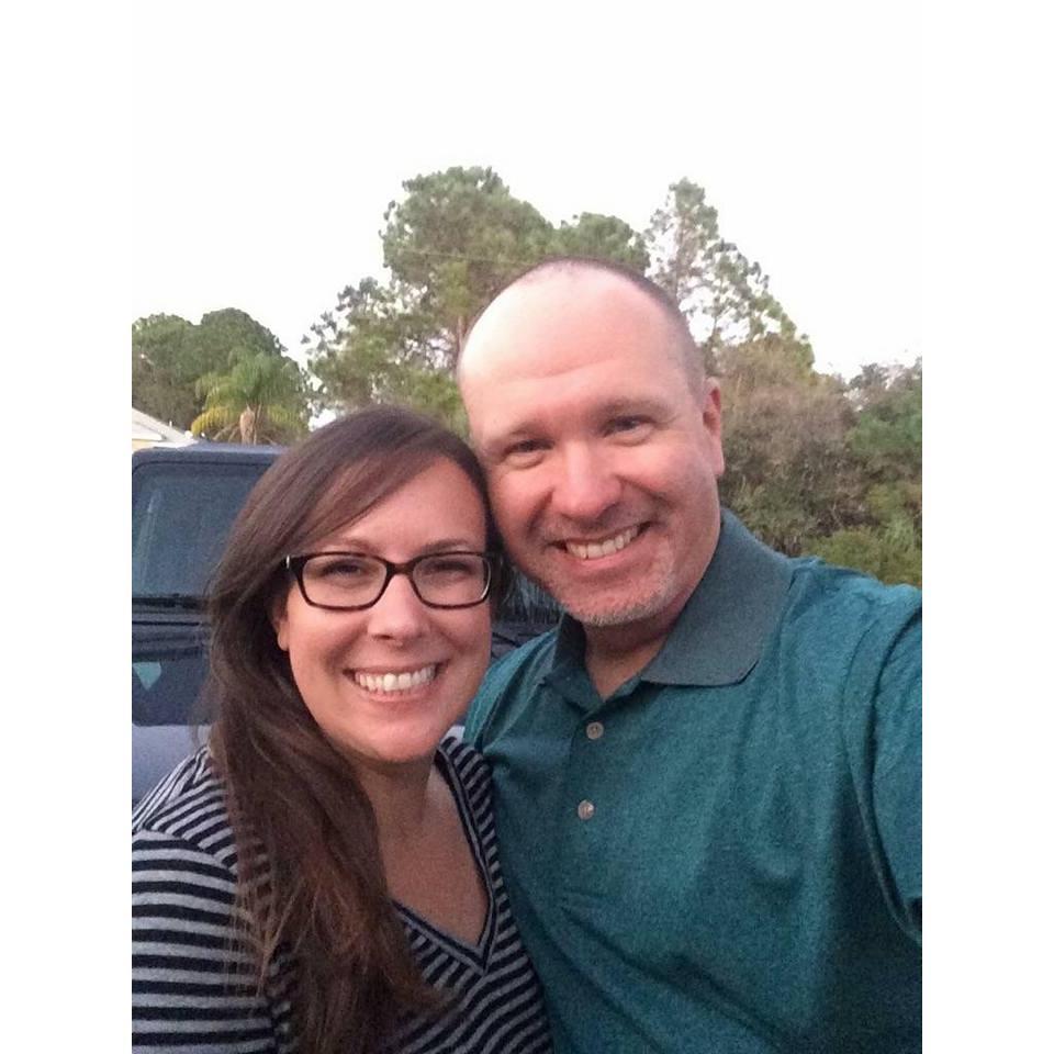 Our first Valentine's Day together.