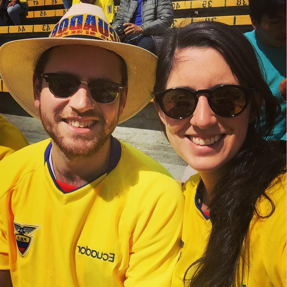 Football match in Quito, 2016