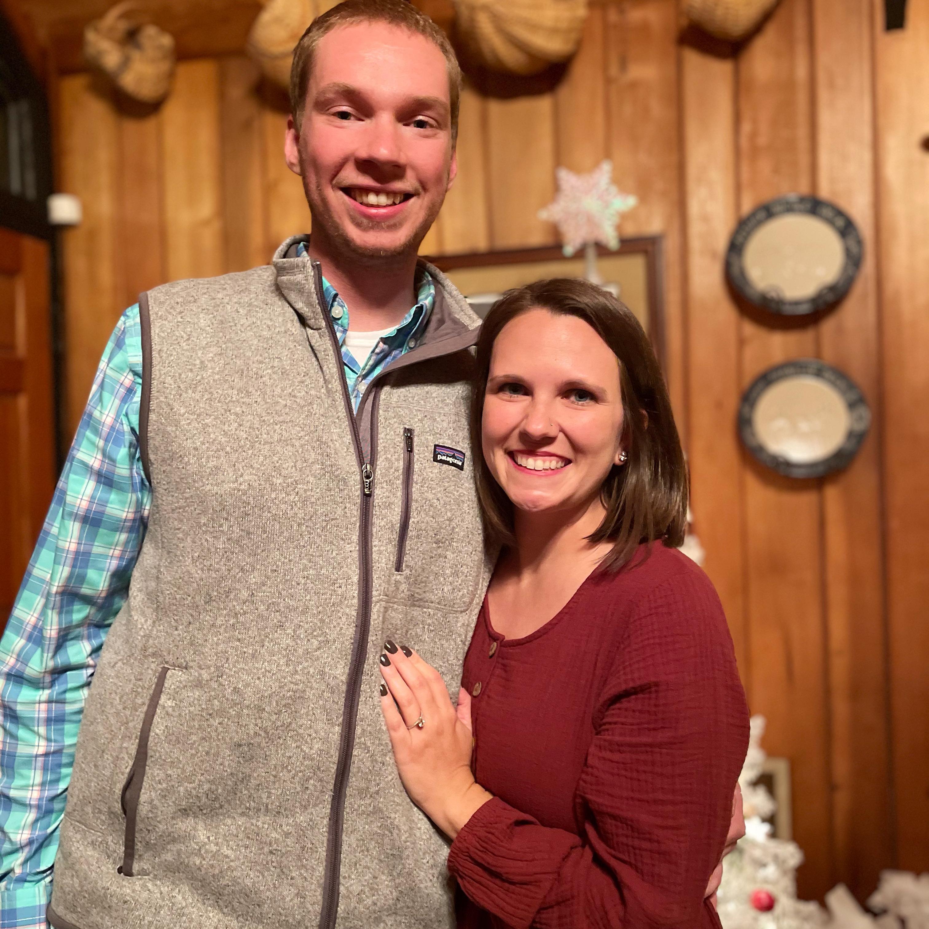Moments after Our Engagement! 12.24.20