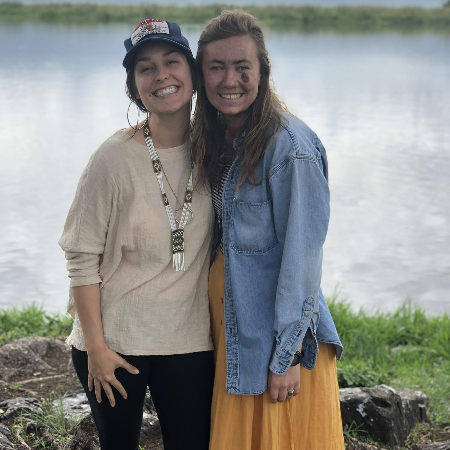 Gabby and Morgan in Tanzania