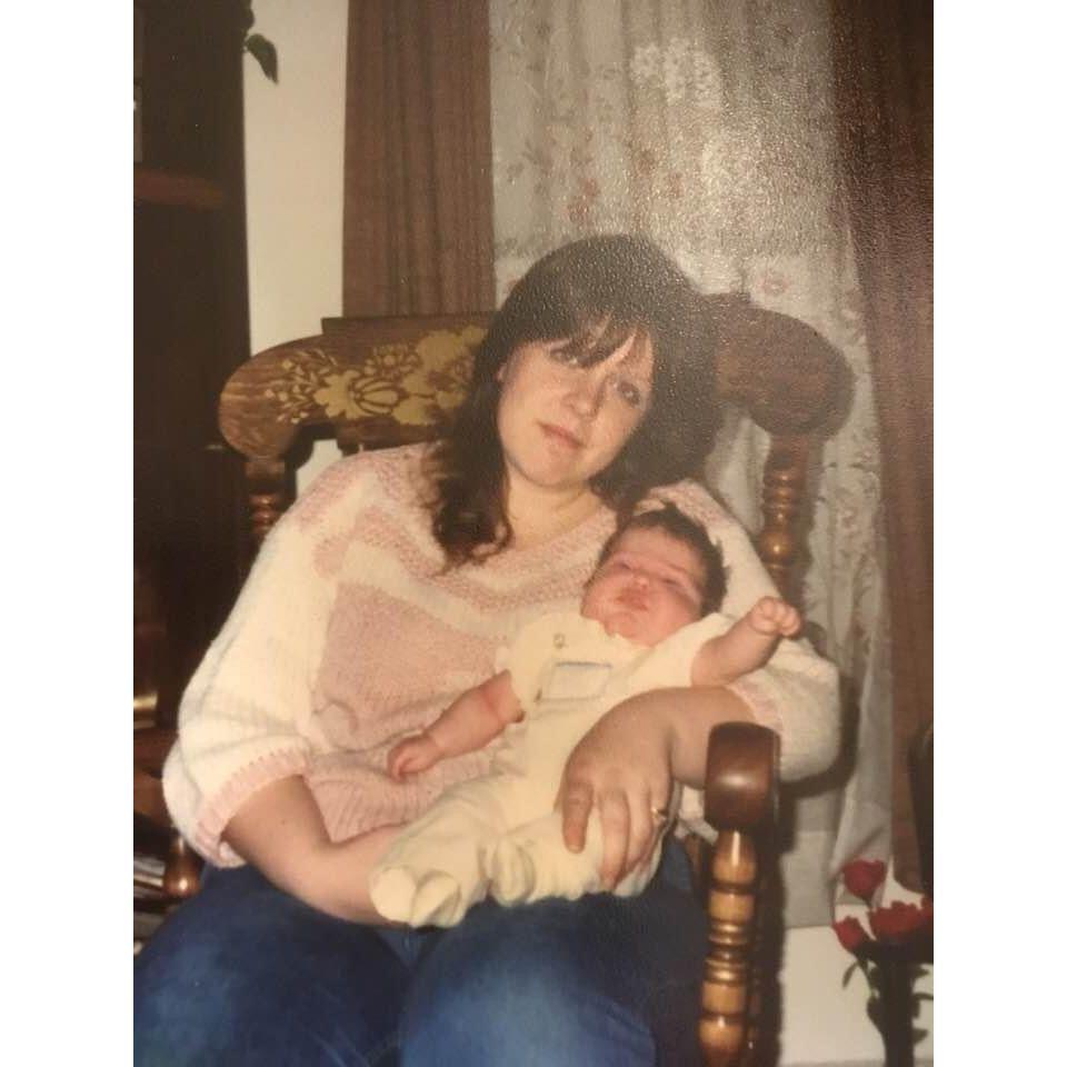 Baby Amanda and mom