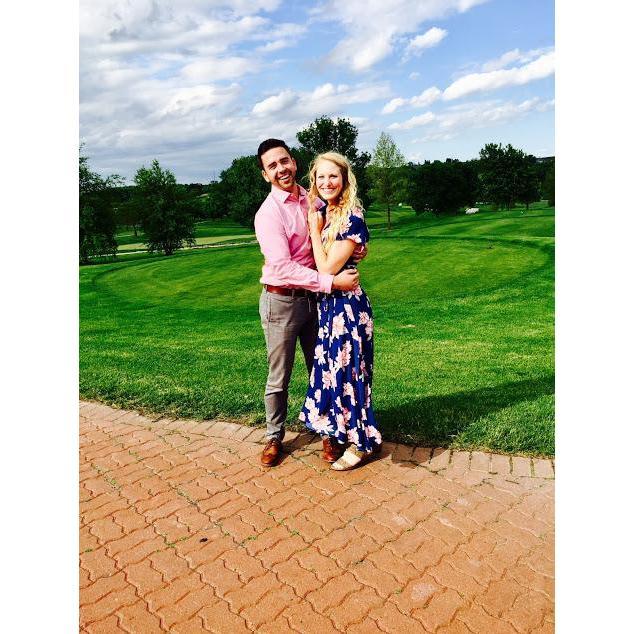 We have been lucky to attend many of our friends wedding's together! This was at a wedding in Nebraska for our friends Natalie and Andy!