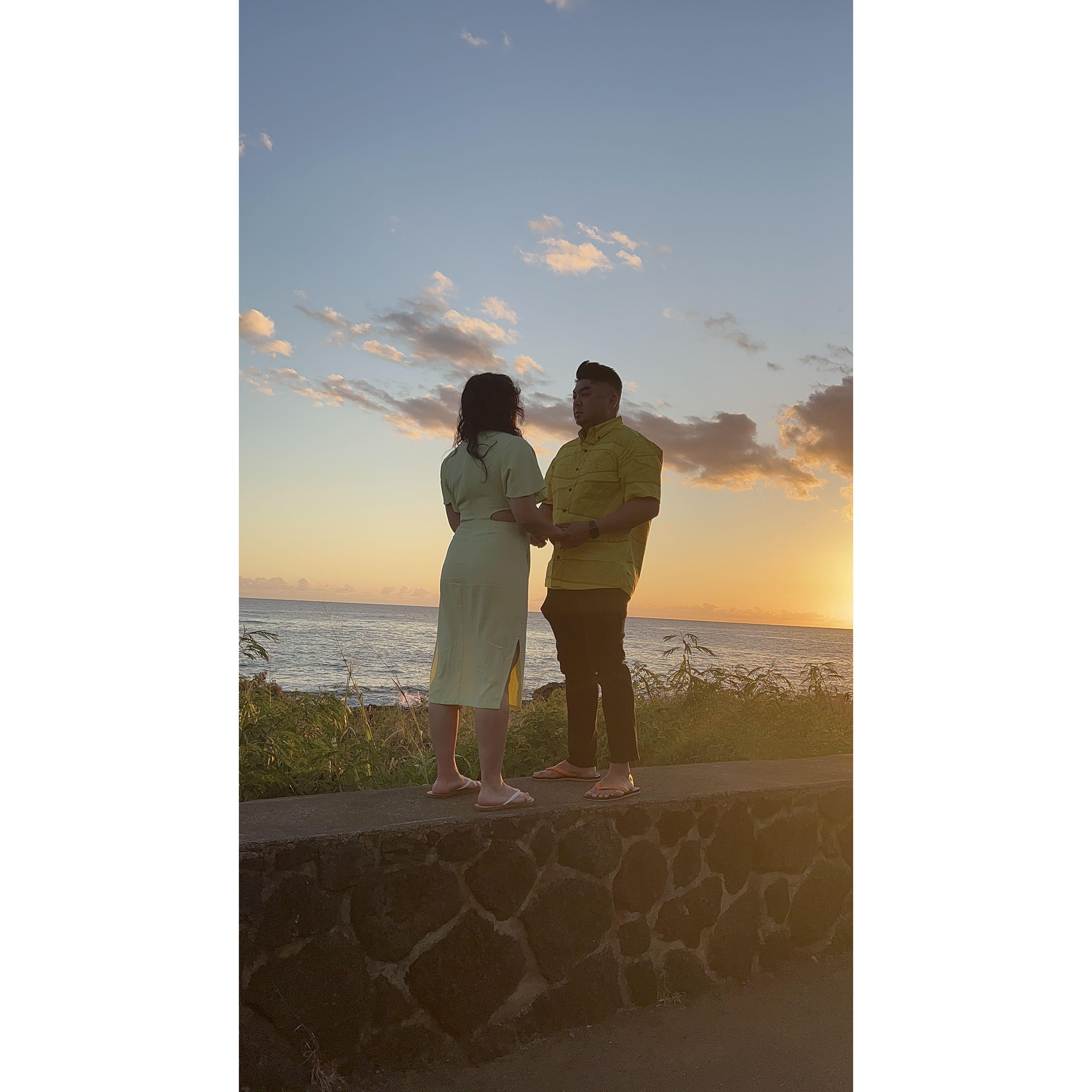 He's telling me something and I'm like "okay, what is going on?"