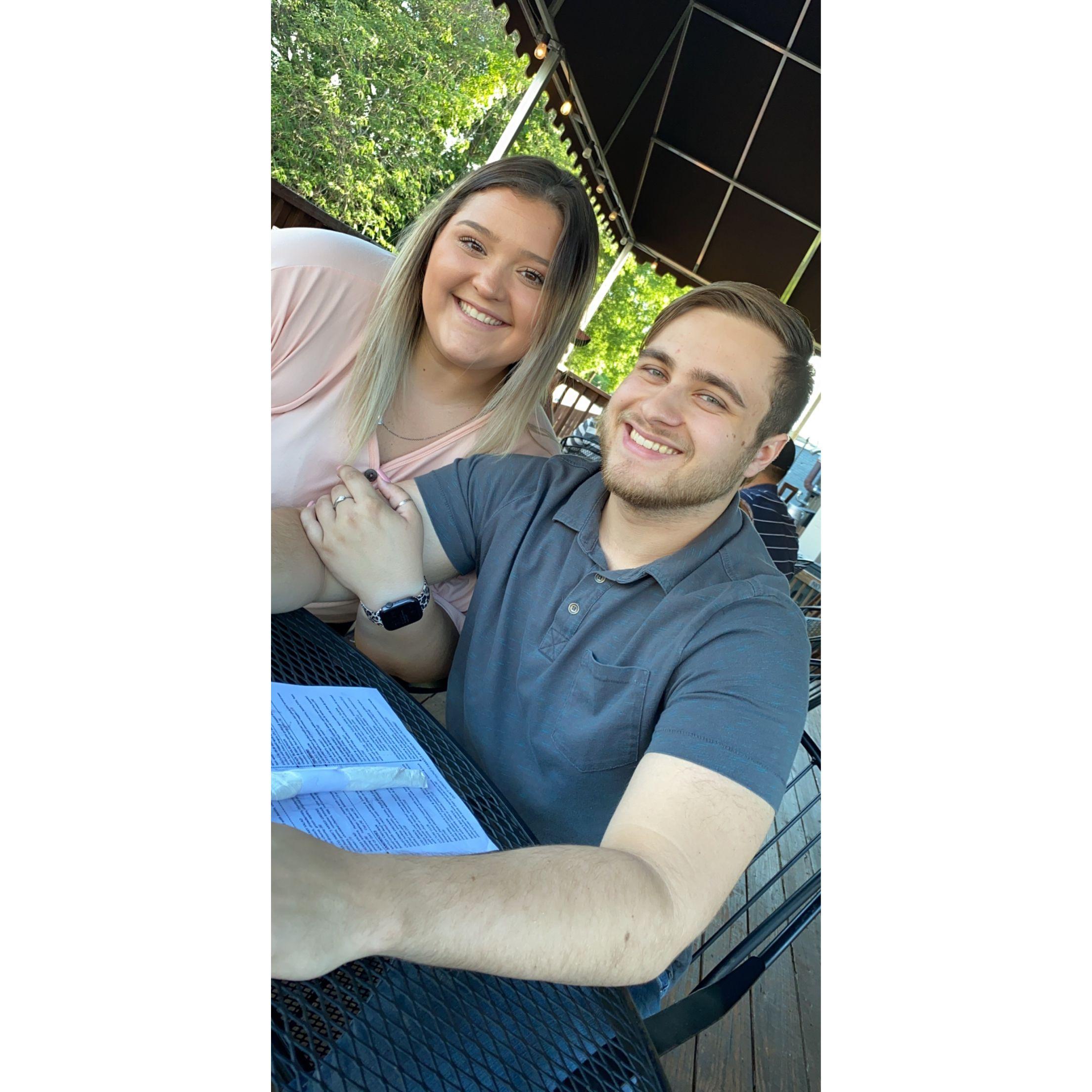 Our first picture together