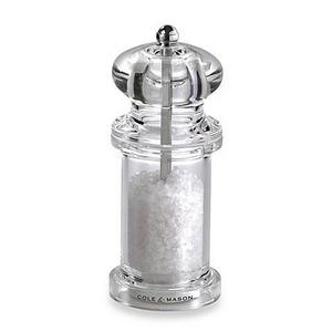 Cole & Mason 505 Clear Acrylic Salt Mill