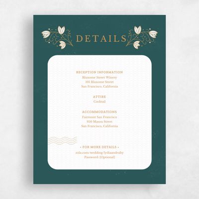 Teal, Green Wedding Enclosure - Montavilla