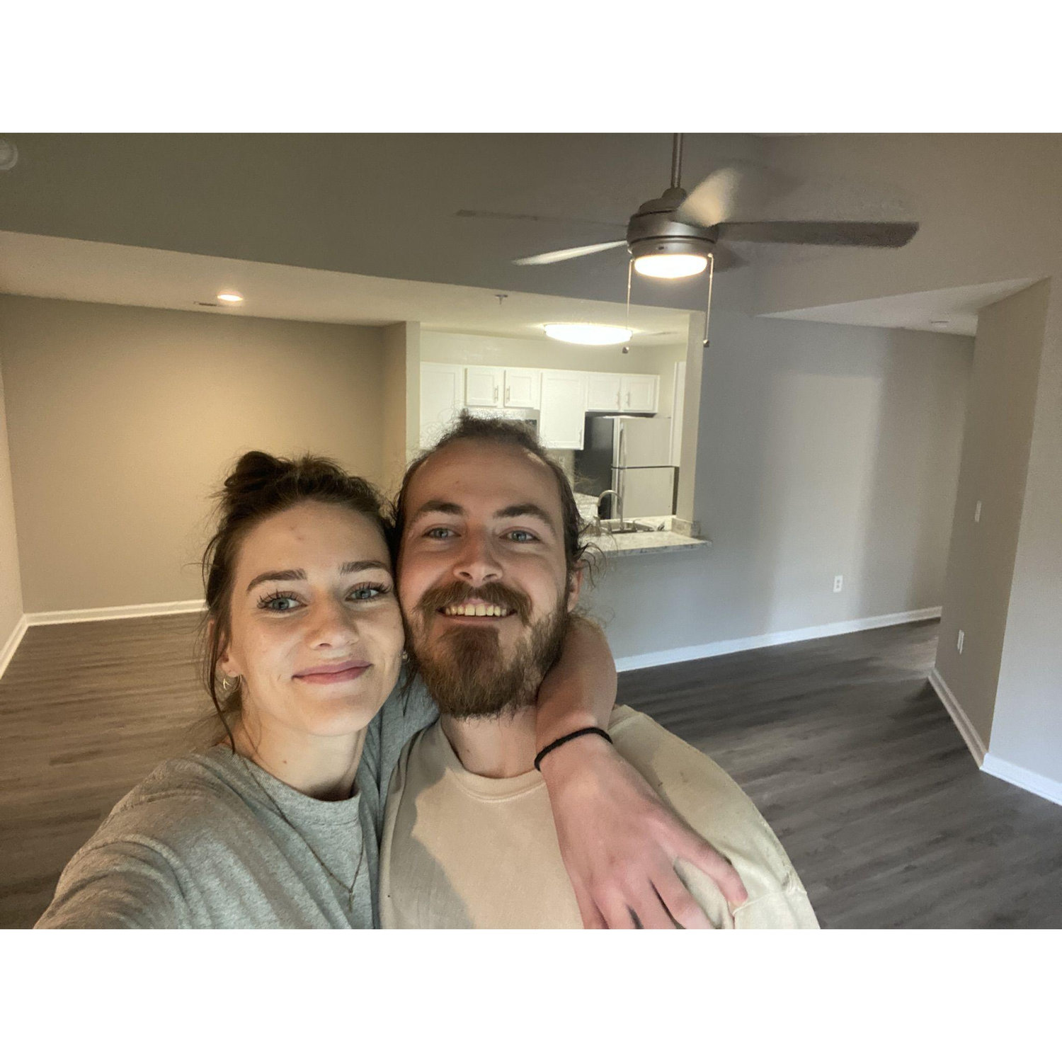 The first time we saw our apartment!