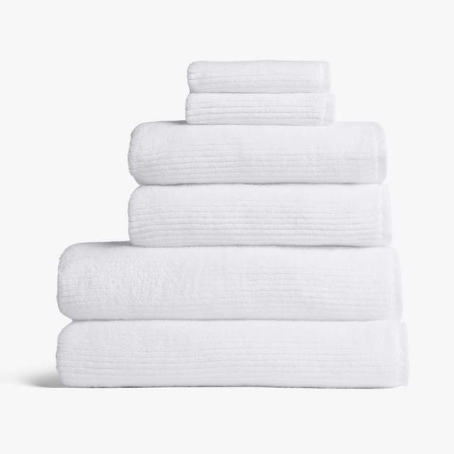 Soft Rib Bath Towels