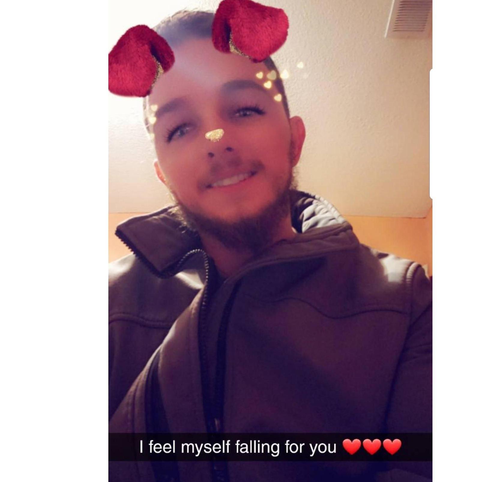 Beginning of our relationship; sending cute snapchats to each other