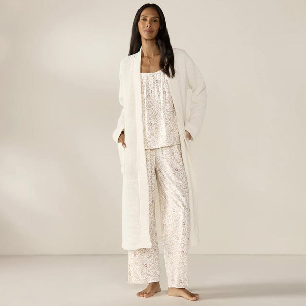 Unisex Organic Waffle Robe