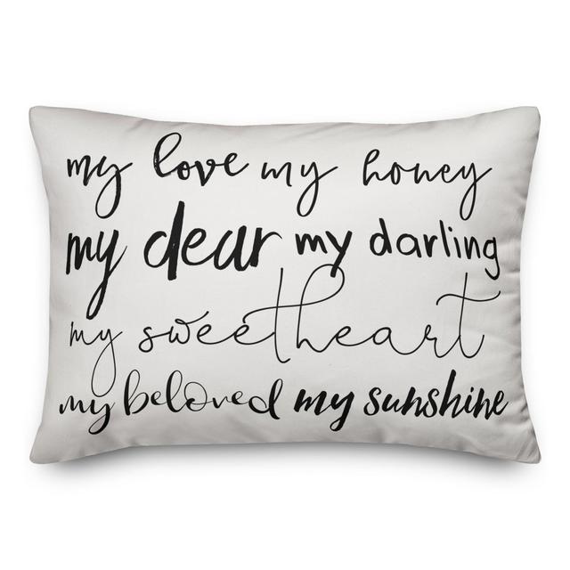 Designs Direct My Sweetheart Oblong Throw Pillow