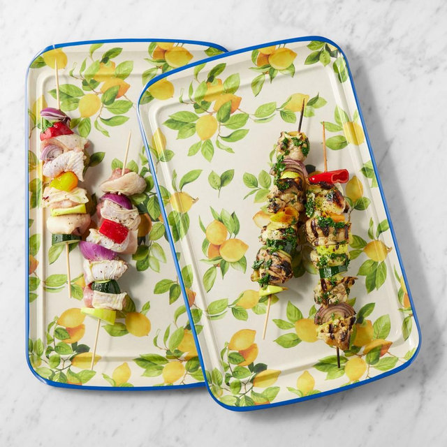 Lemon Grill Prep Trays, Set of 2, Large