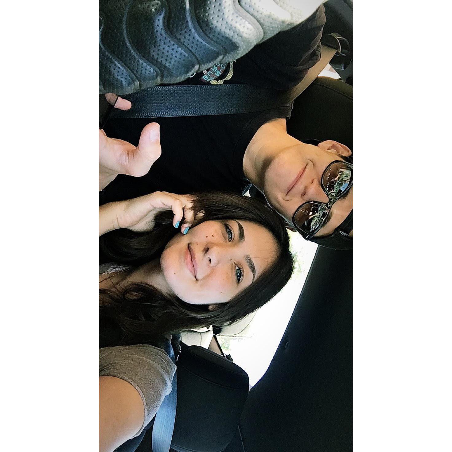 Our trip to Modesto to pick up Kory's previous Mustang.