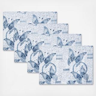 Butterfly Batik Placemat, Set of 4