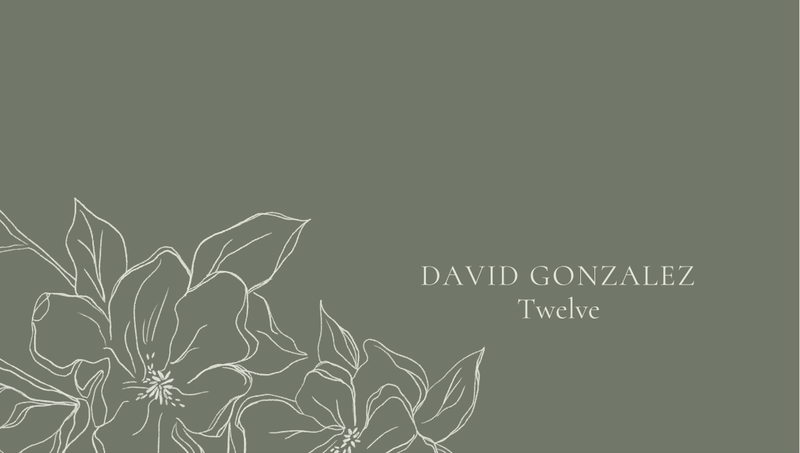 Ahlers | Dark Sage | Zola Wedding Place Cards