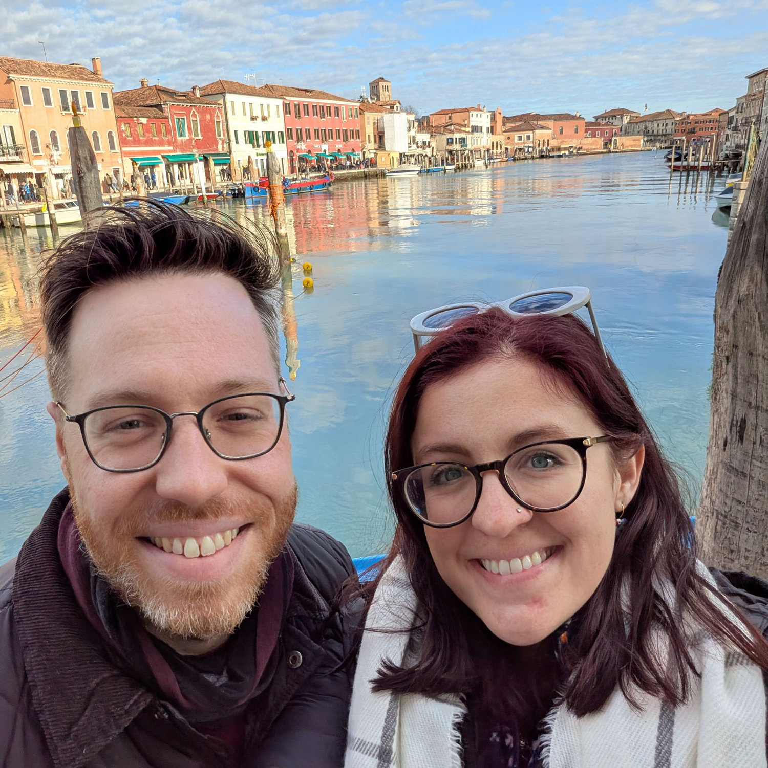 NYE 2025. Day 3 of Big Italy Trip. Morning. Maybe he is waiting to propose in Florence?