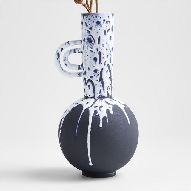 Cel Gourd Vase with Handle