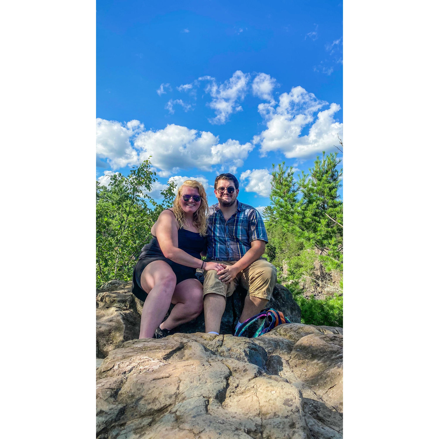 Day Hike at Taylor’s falls, first big outing during Pandemic. July 2020