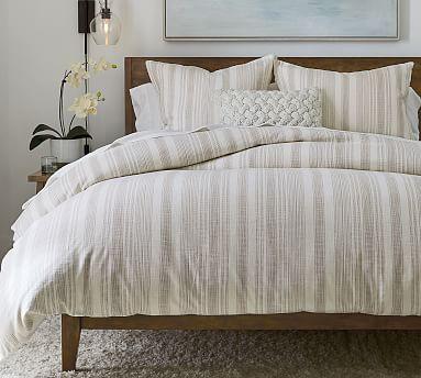 Hawthorn Striped Cotton Duvet Cover