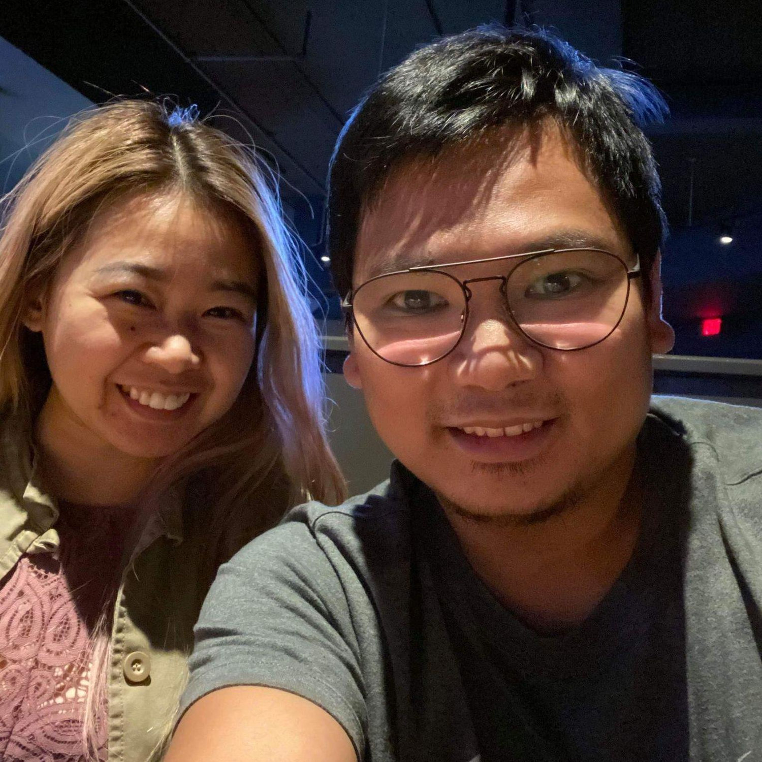 Movie night and wings night date