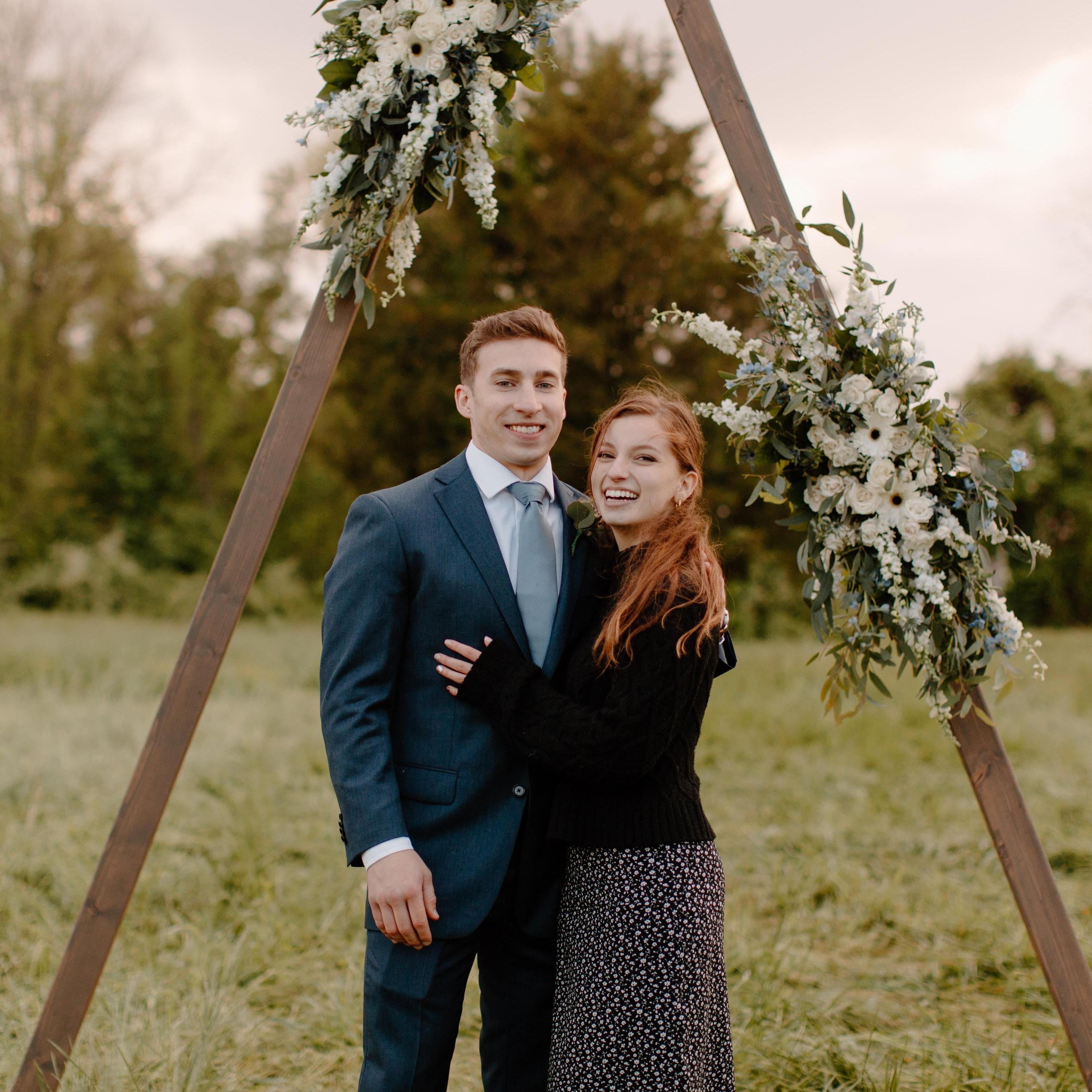He's the best wedding date and now we get to plan our own!