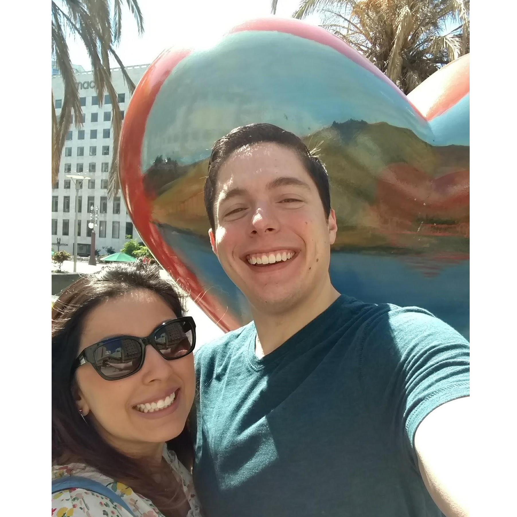 Our first trip, San Francisco, May 2017.
