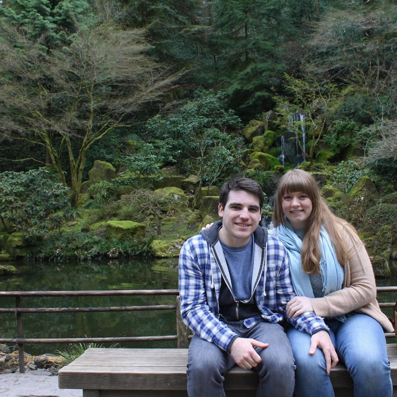 Japanese garden in the Pacific Northwest.