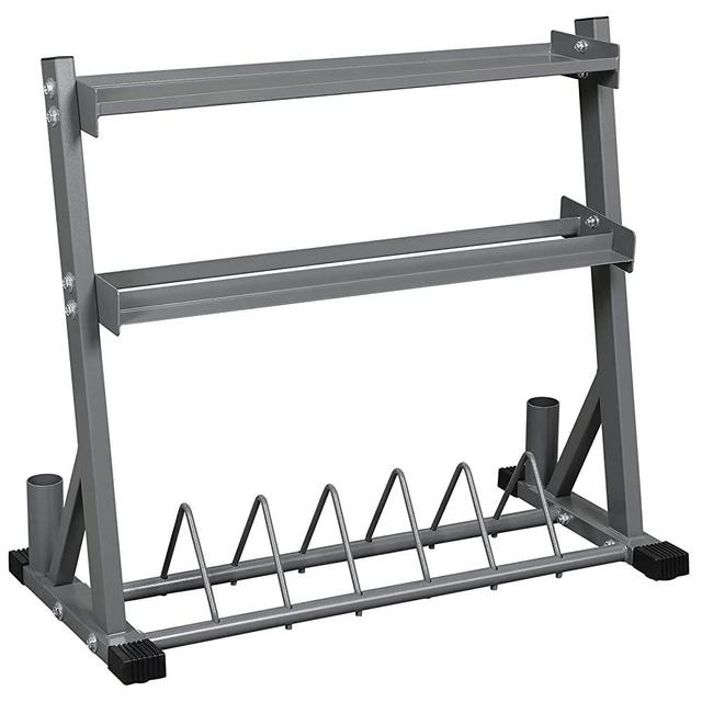 KICODE 3 Tier Dumbbell Rack, Dumbbell Rack Stand, Dumbbell Holder Rack, Free Weight Rack for Dumbbells 1000 Pounds Weight Capacity, Dumbbell Storage Rack for Home Gym