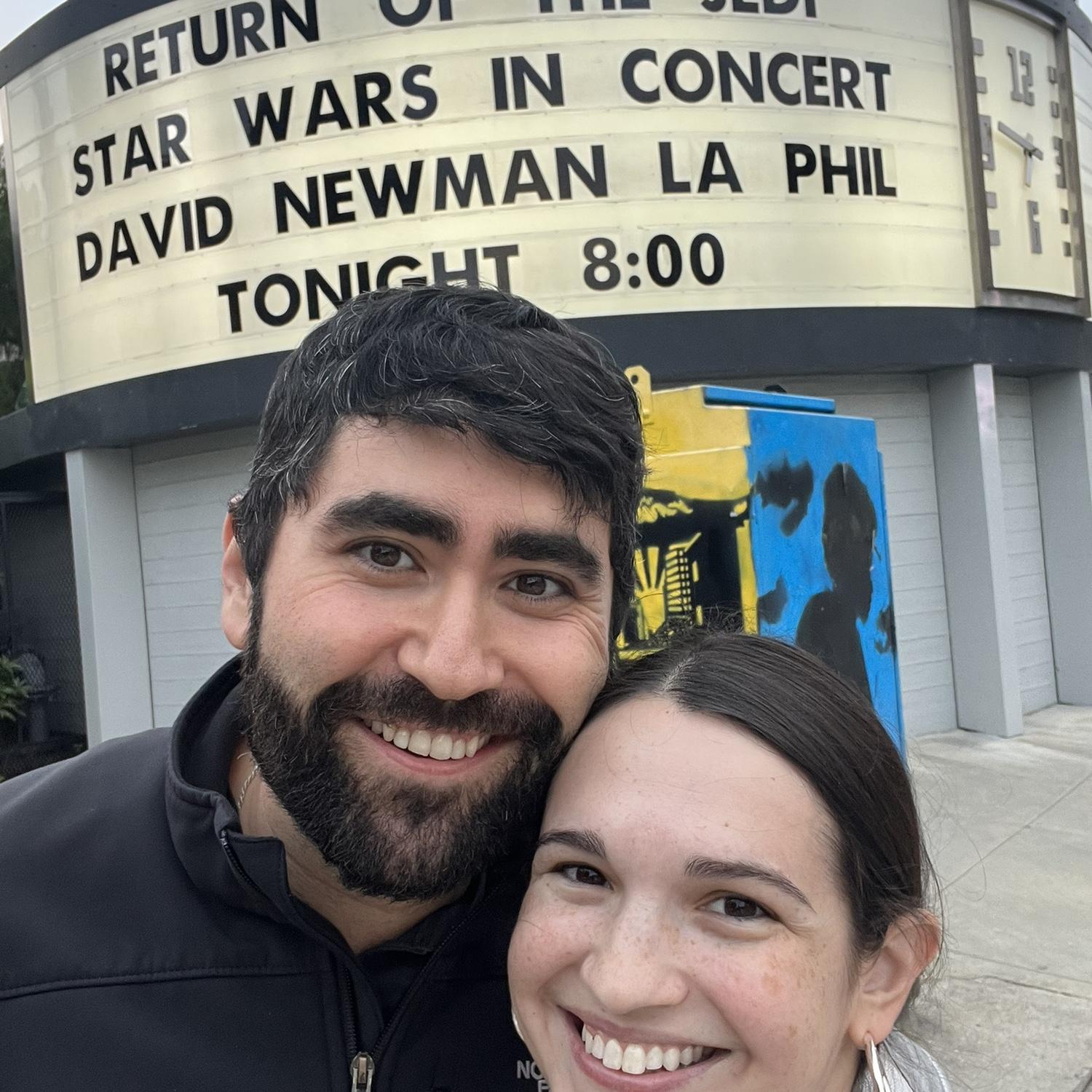 Nerding out with some Star Wars in concert