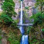 Multnomah Falls (1 1/2 hr. drive time)