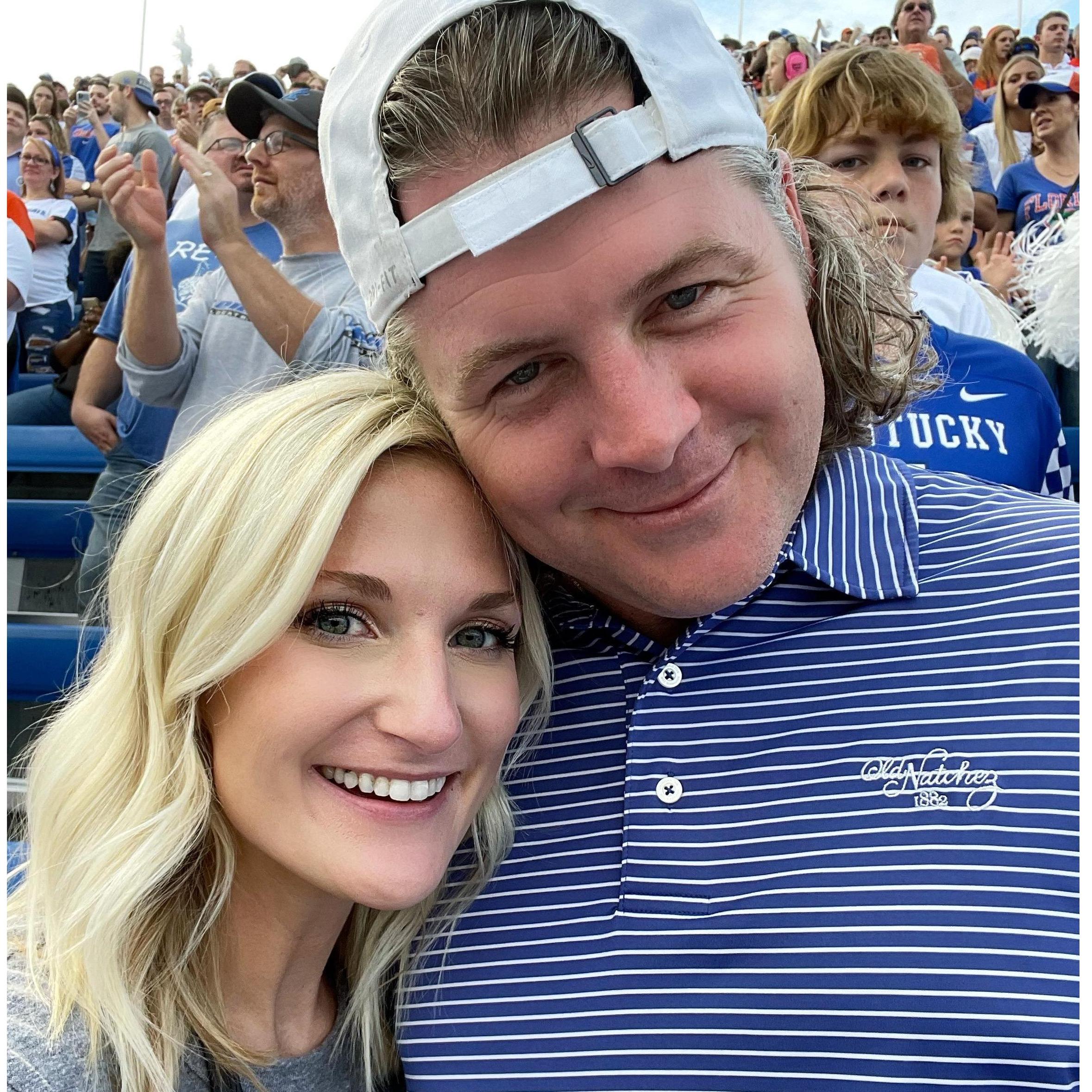 Were lucky enough to watch UK beat Florida for the first time in Somer's lifetime