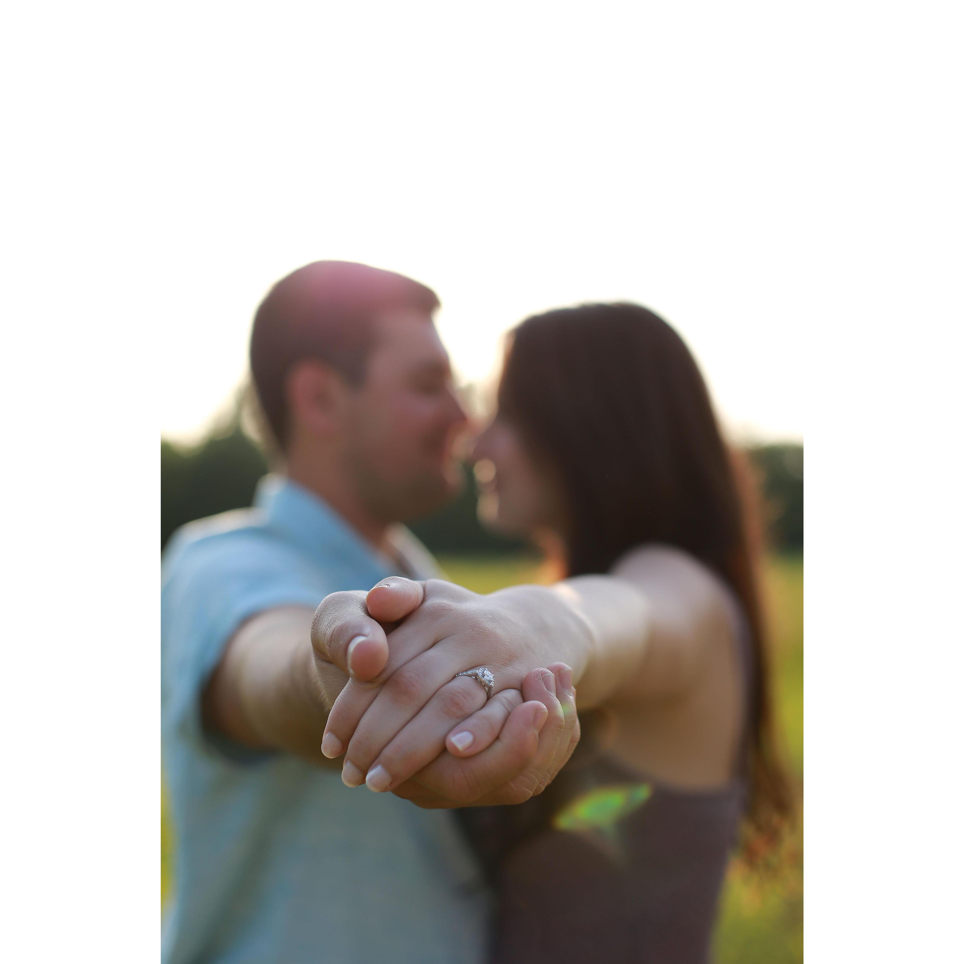 He picked the ring out all by himself.