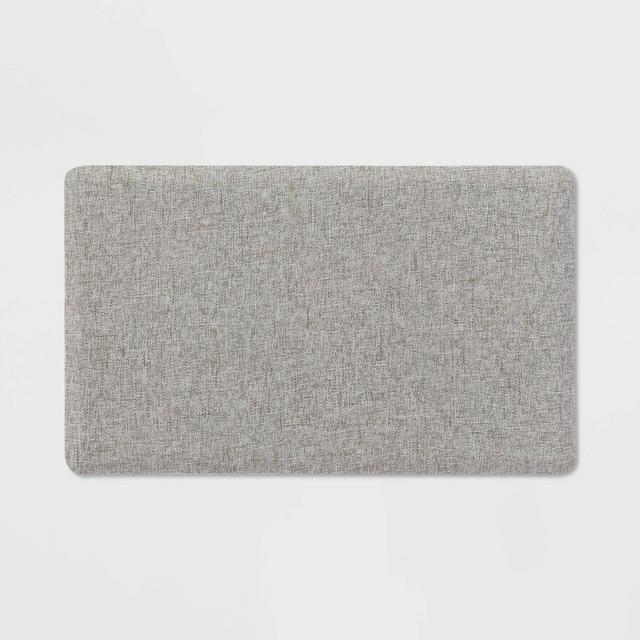 30" x 18" Basketweave Comfort Mat Gray - Threshold™