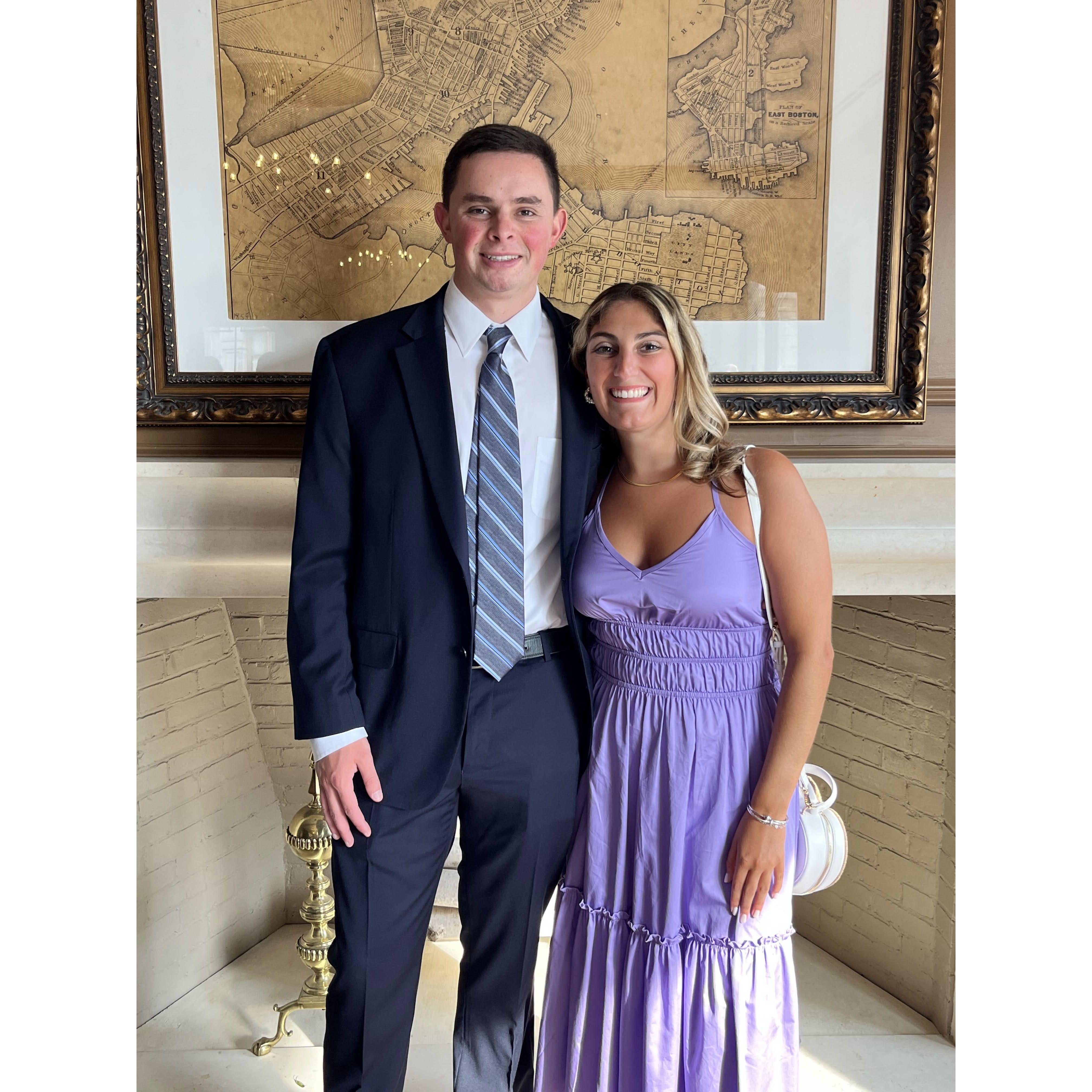 At a friend's wedding in Boston - Summer 2023